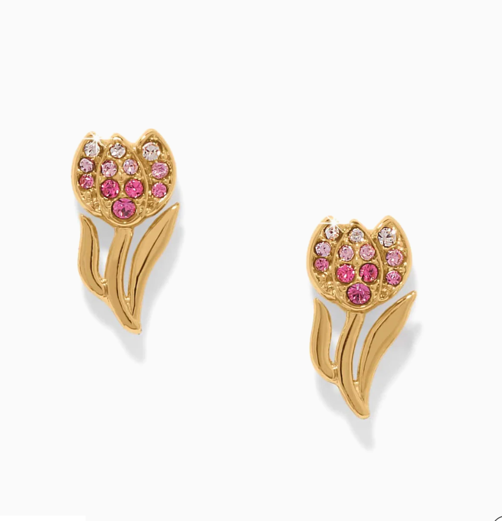 Enchanting Gem Tulip Earrings