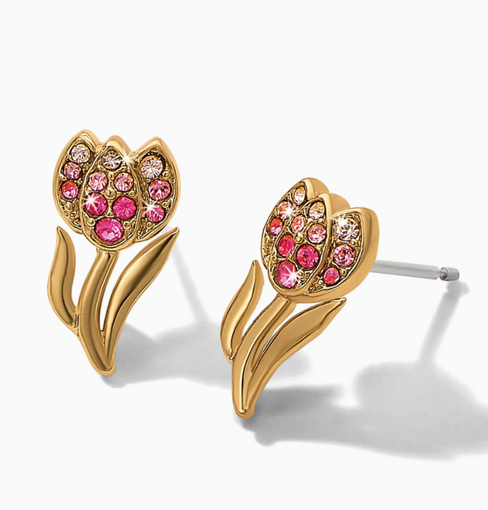 Enchanting Gem Tulip Earrings