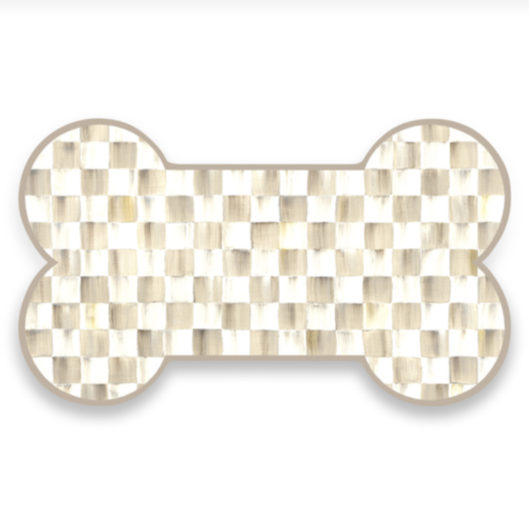 Mocha Check Pup Placemat