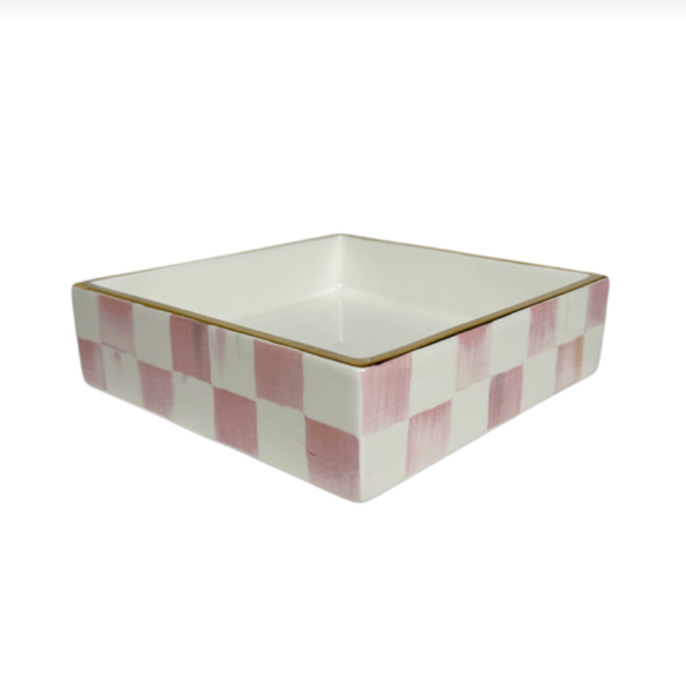 Rosy Check Cocktail Napkin Holder