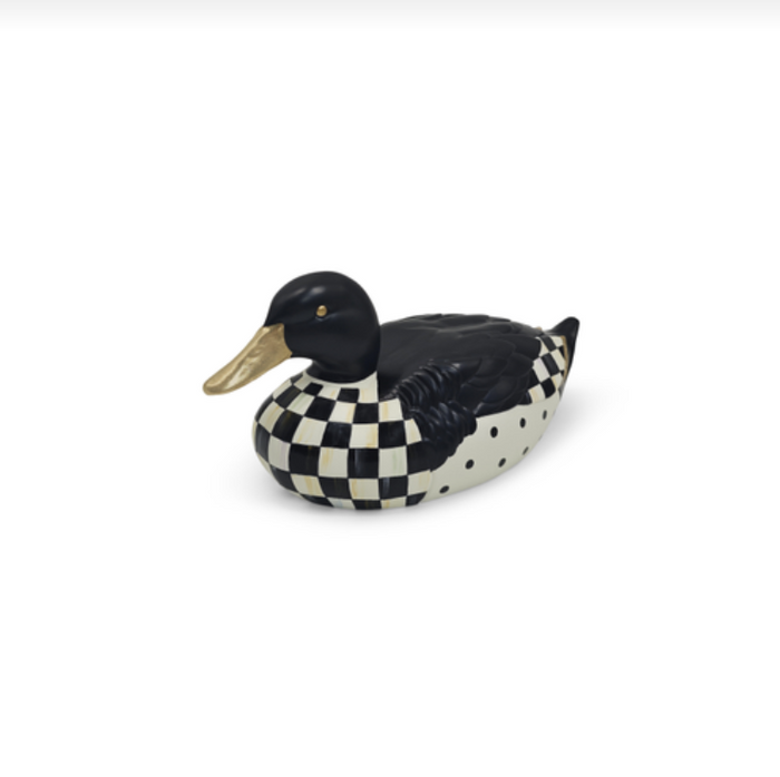 Courtly Check Mallard Duck Figurine