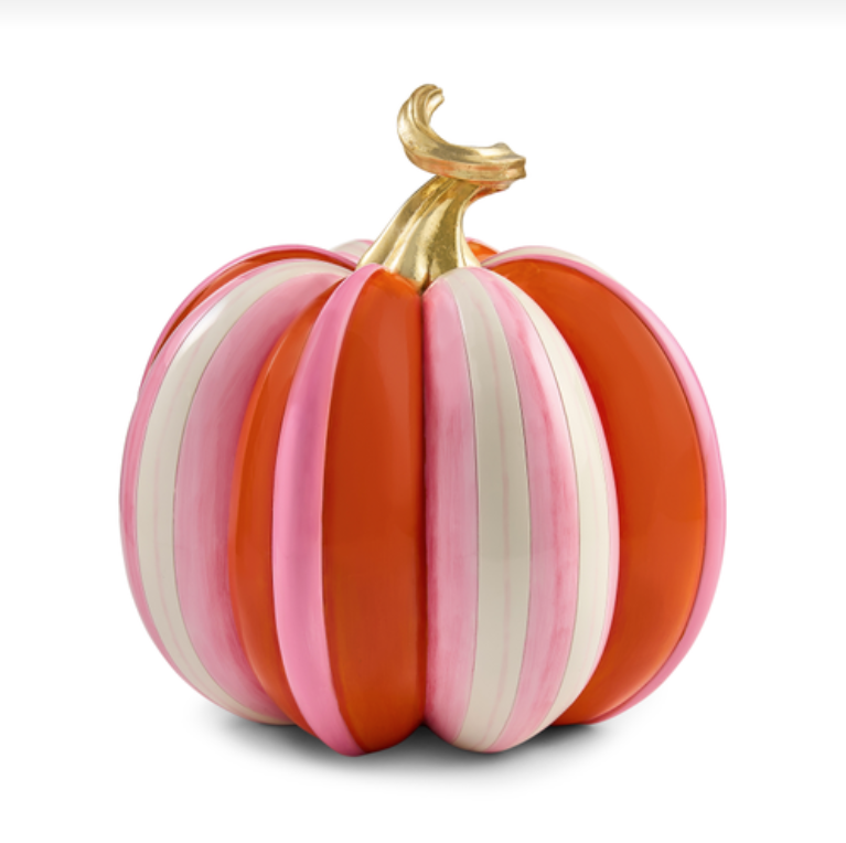 Glam 'O' Ween Fairytale Stripe Pumpkin