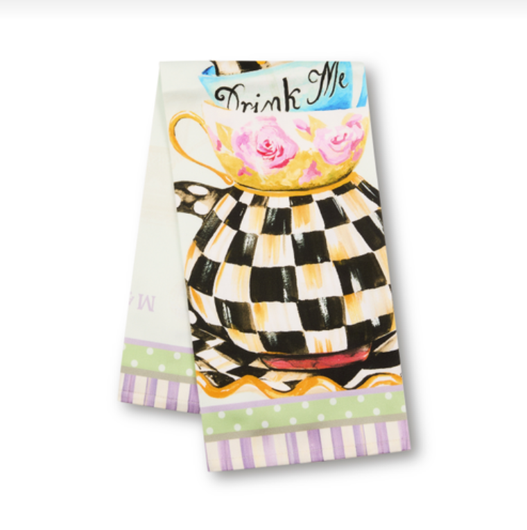 Spill The Tea Printed Dish Towel