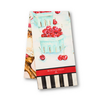 Cherry Bakeshop Printed Dish Towel