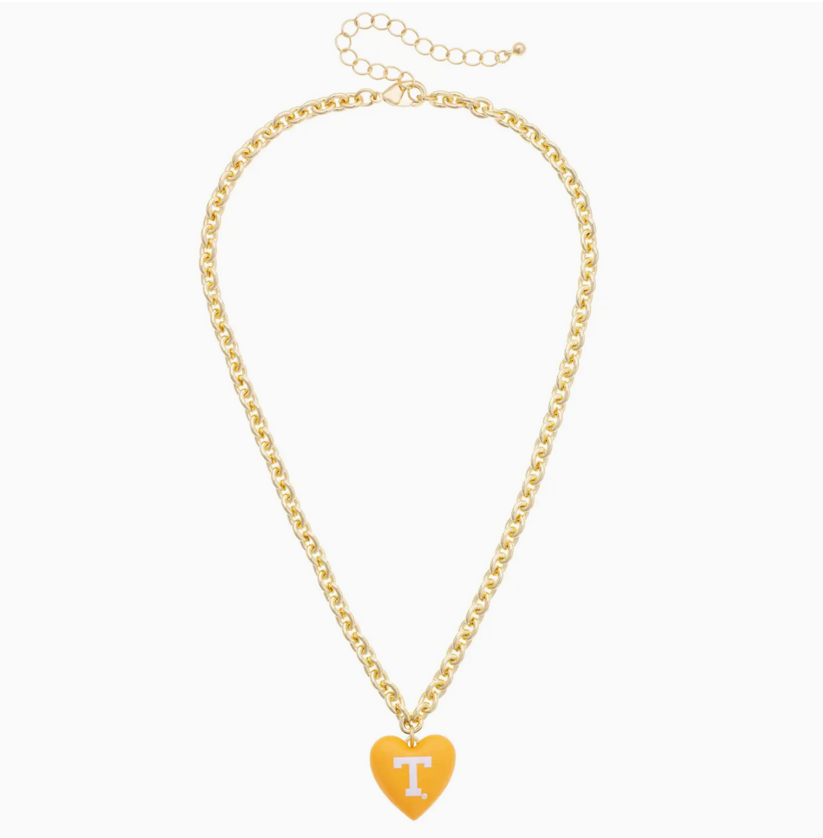 Tennessee Vols Heart Pendant Necklace