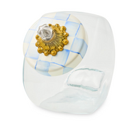 Sweets Jar with Sky Check Lid