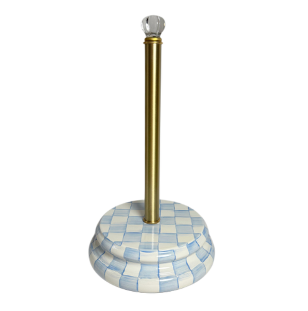 Sky Check Paper Towel Holder