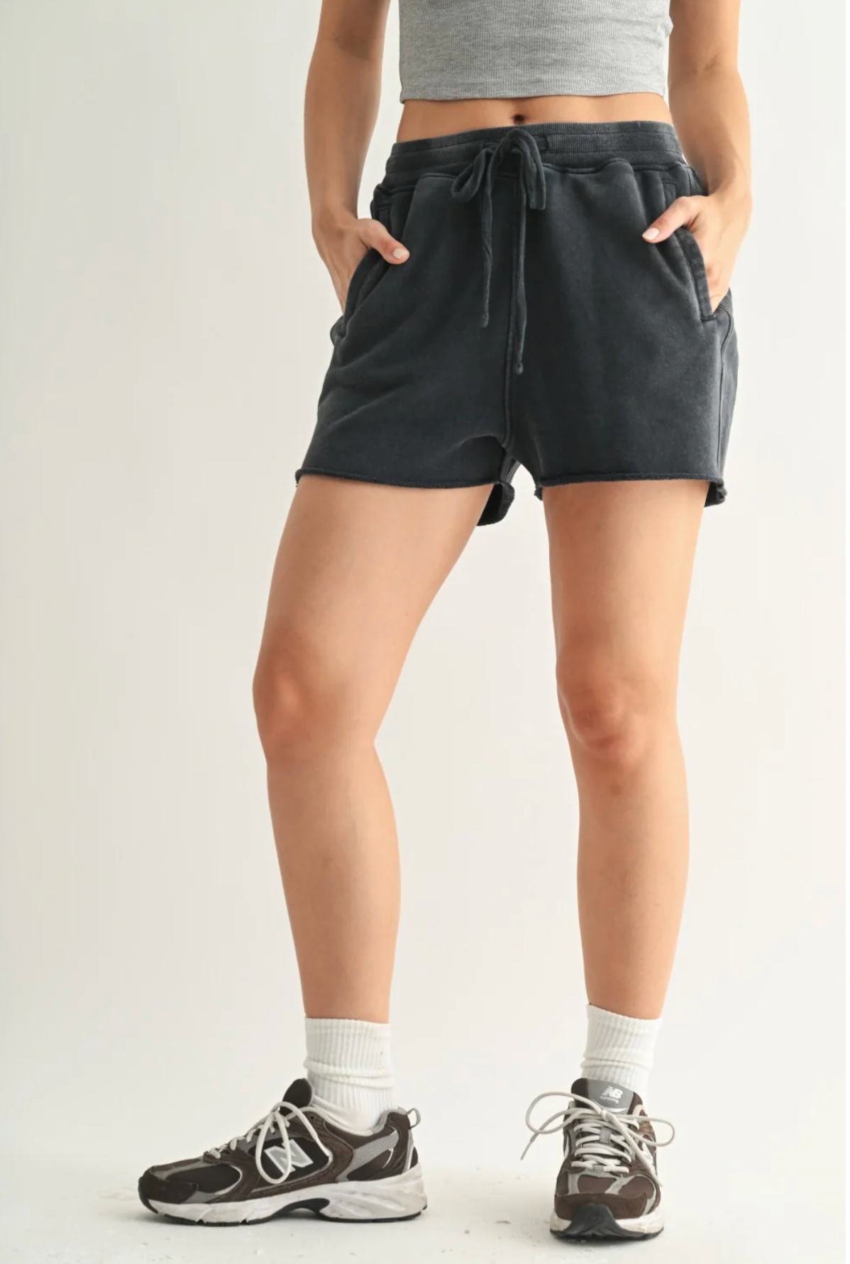 Mineral Washed LUXE Shorts