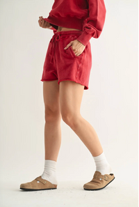 Mineral Washed LUXE Shorts