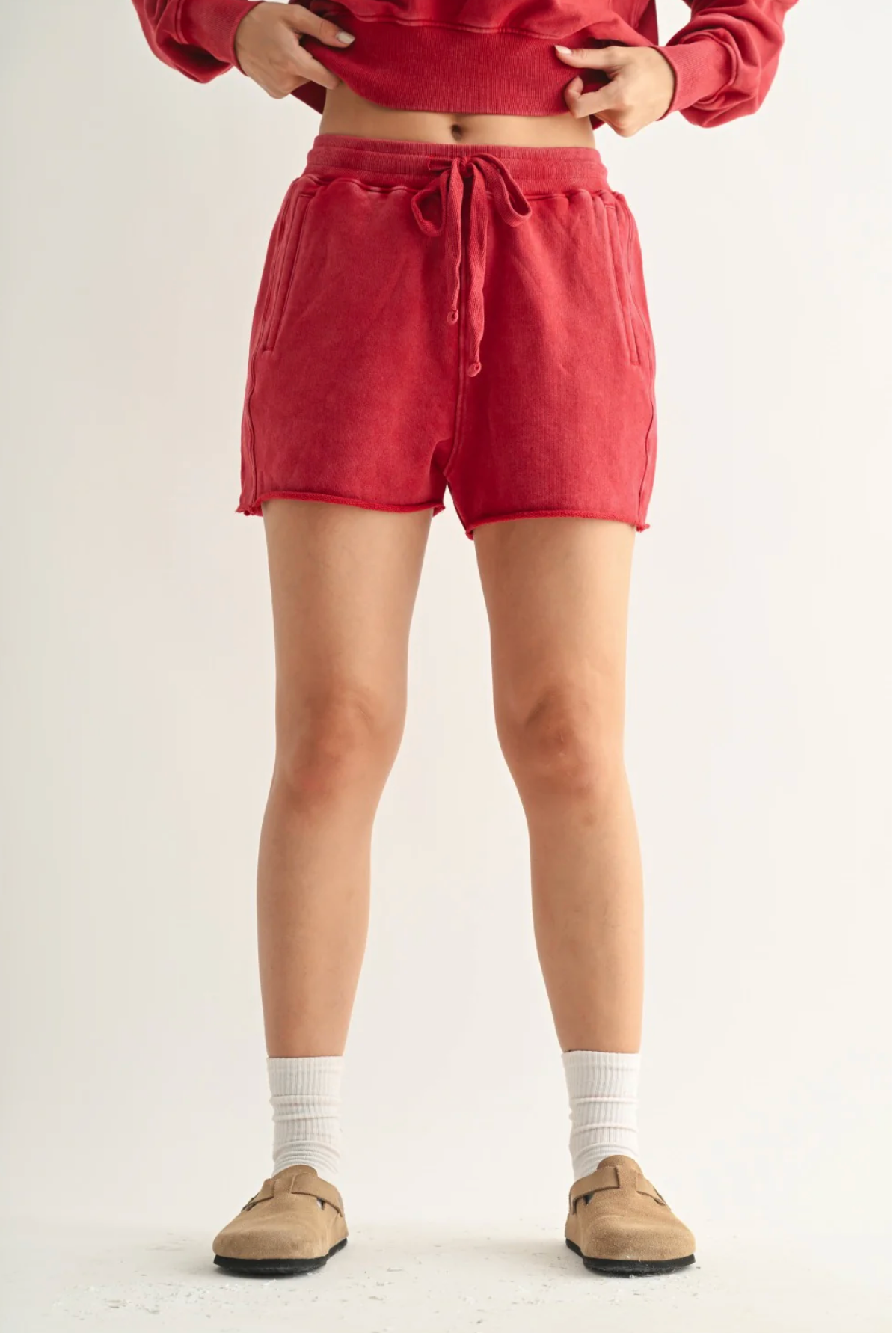 Mineral Washed LUXE Shorts