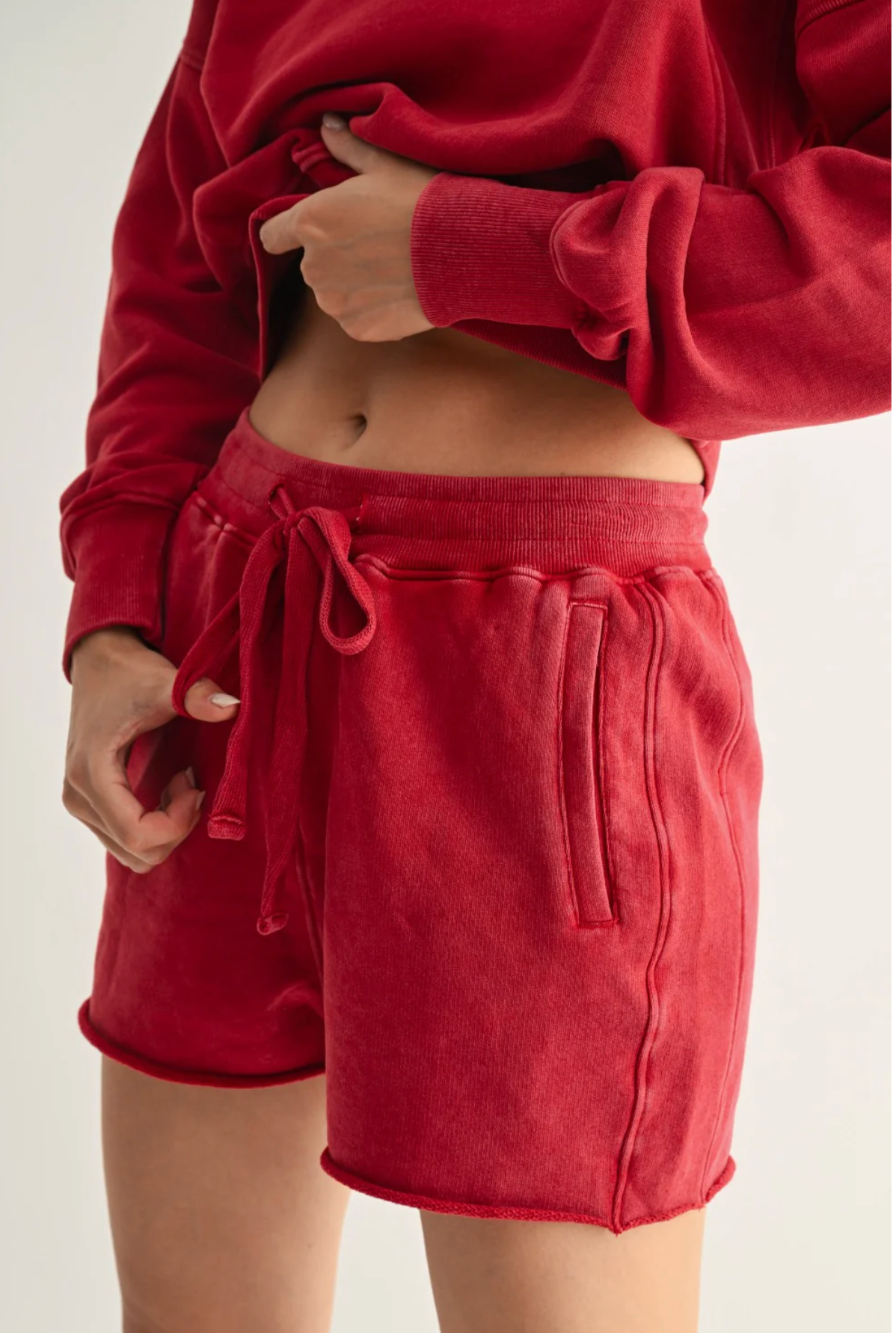 Mineral Washed LUXE Shorts