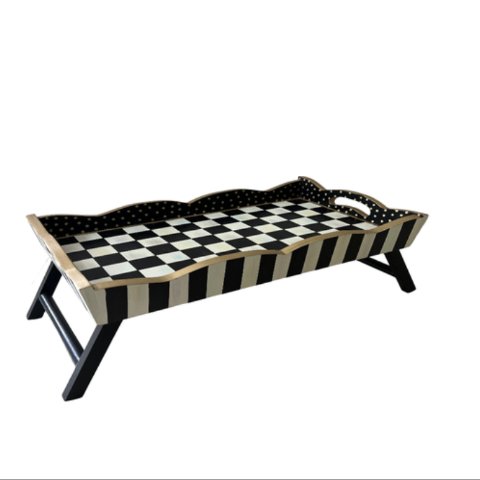 Courtly Check Breakfast Tray