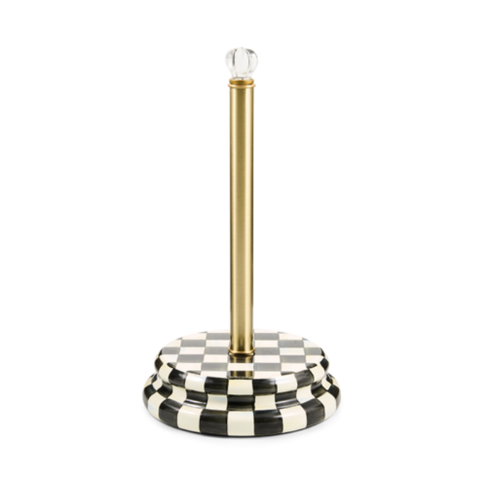 Courtly Check Paper Towel Holder