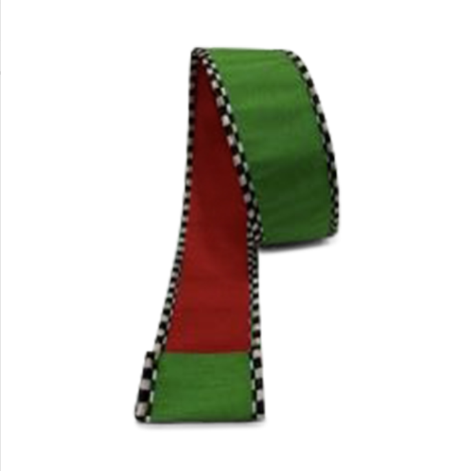 Confetti Red And Green 2.5" Ribbon