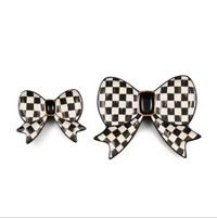 Courtly Bow Trinket Dishes, Set Of 2