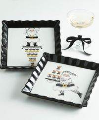 Service Santa Trinket Tray