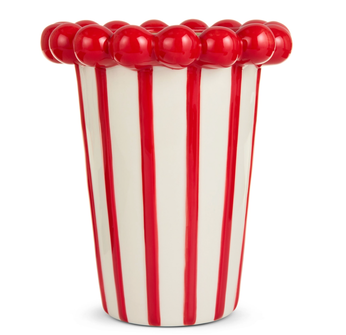 9" Striped Ball Planter