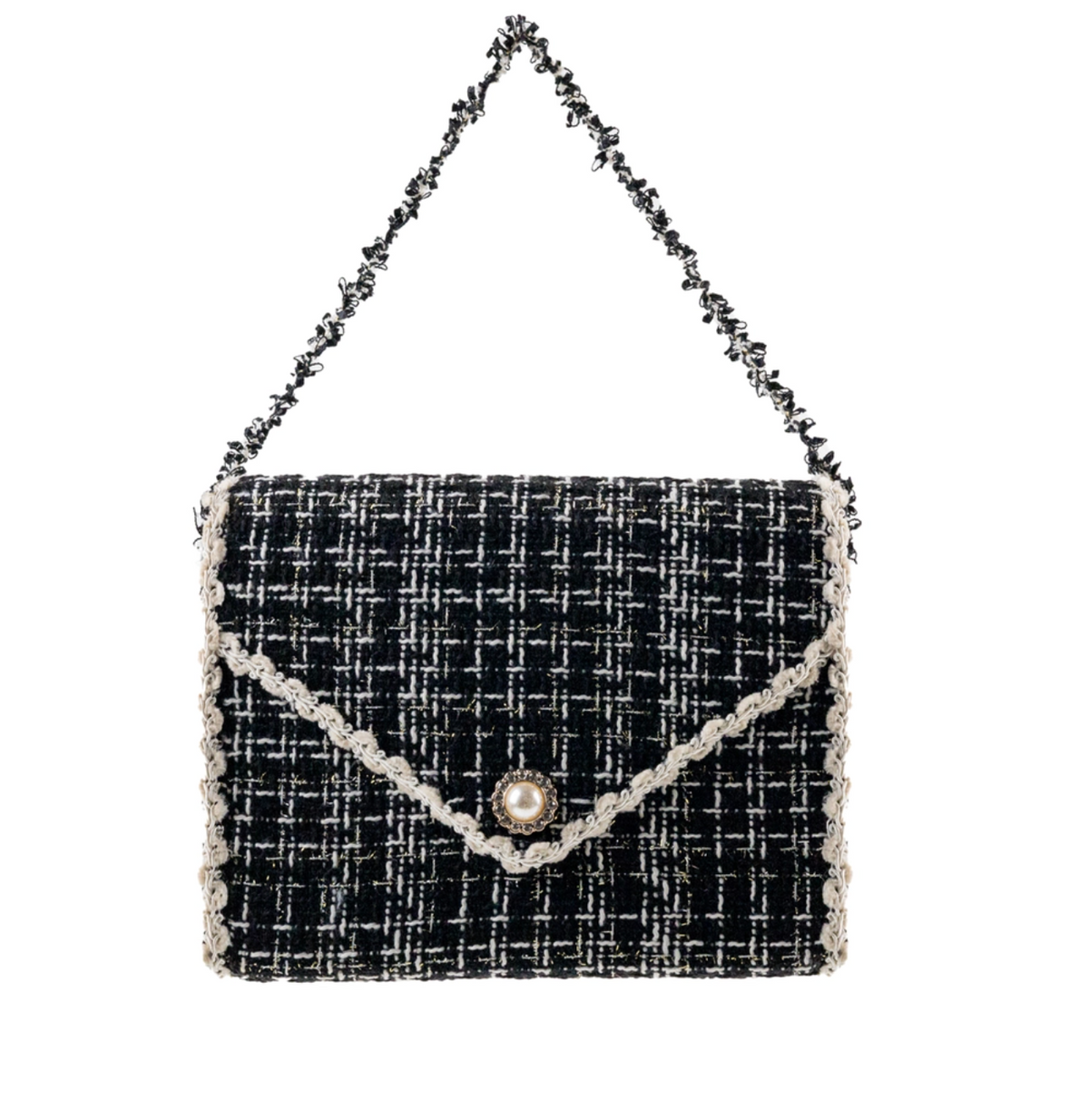 Black Tweed Purse Ornament