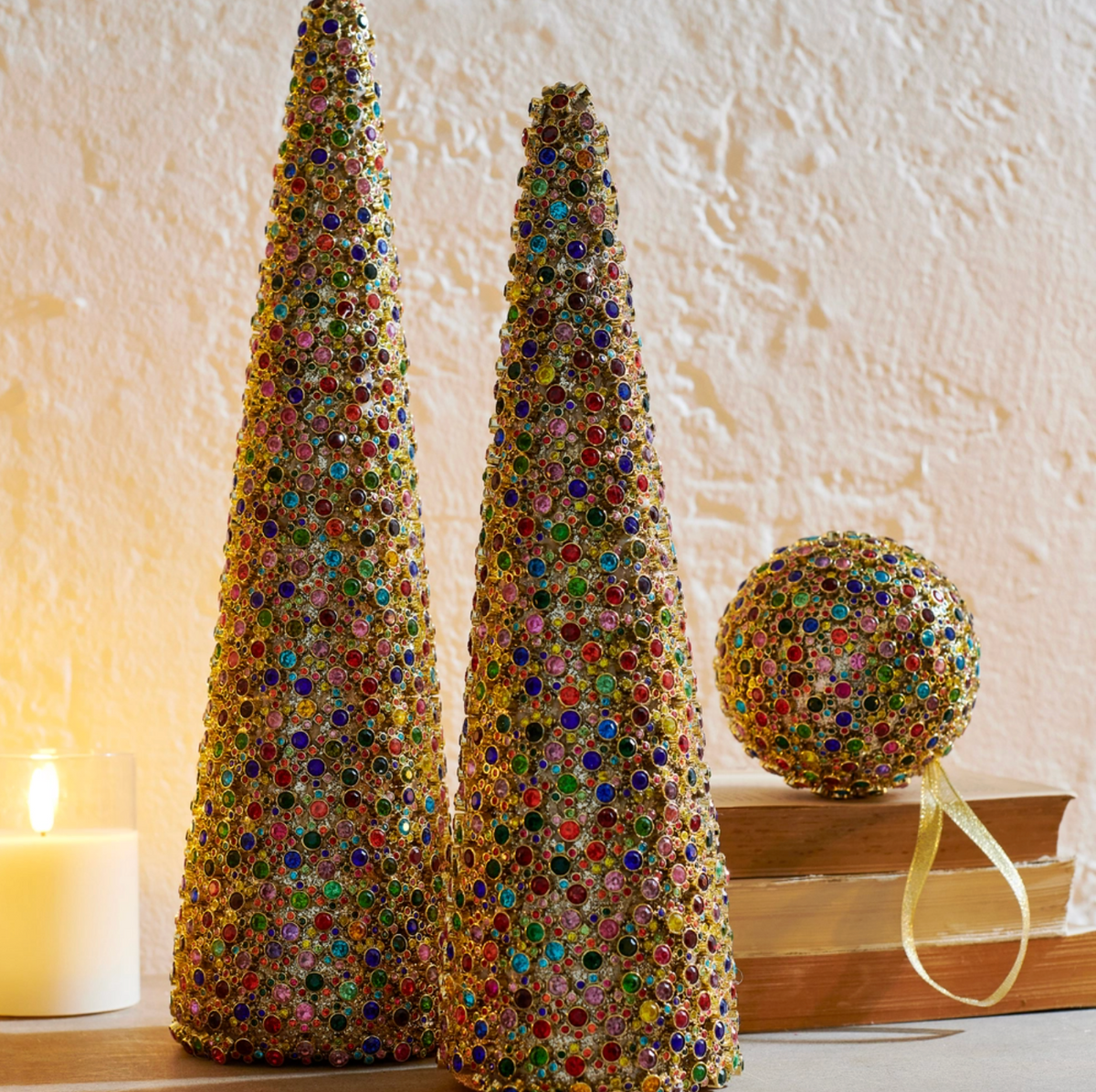 Multicolor Jewel Cones