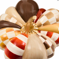 Harvest Glow Patchwork Medium Pumpkin
