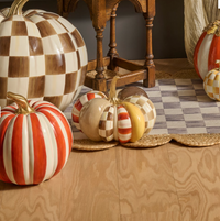 Harvest Glow Patchwork Medium Pumpkin