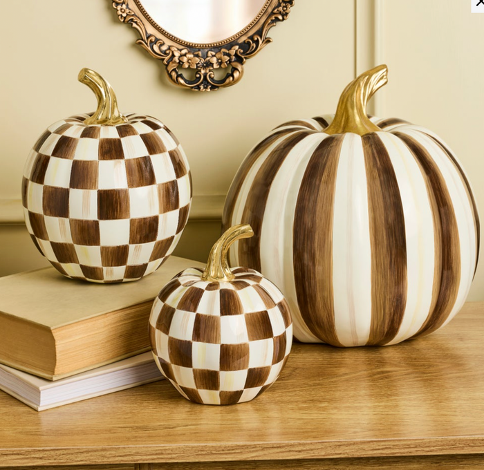 Chocolate Check Mini Pumpkin