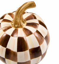 Chocolate Check Mini Pumpkin