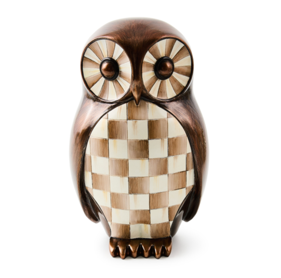 Mocha Check Owl