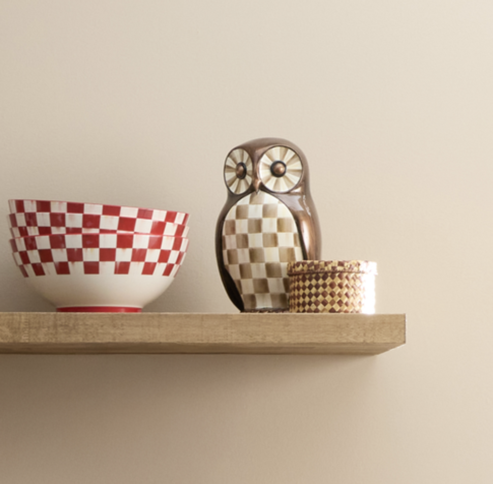 Mocha Check Owl