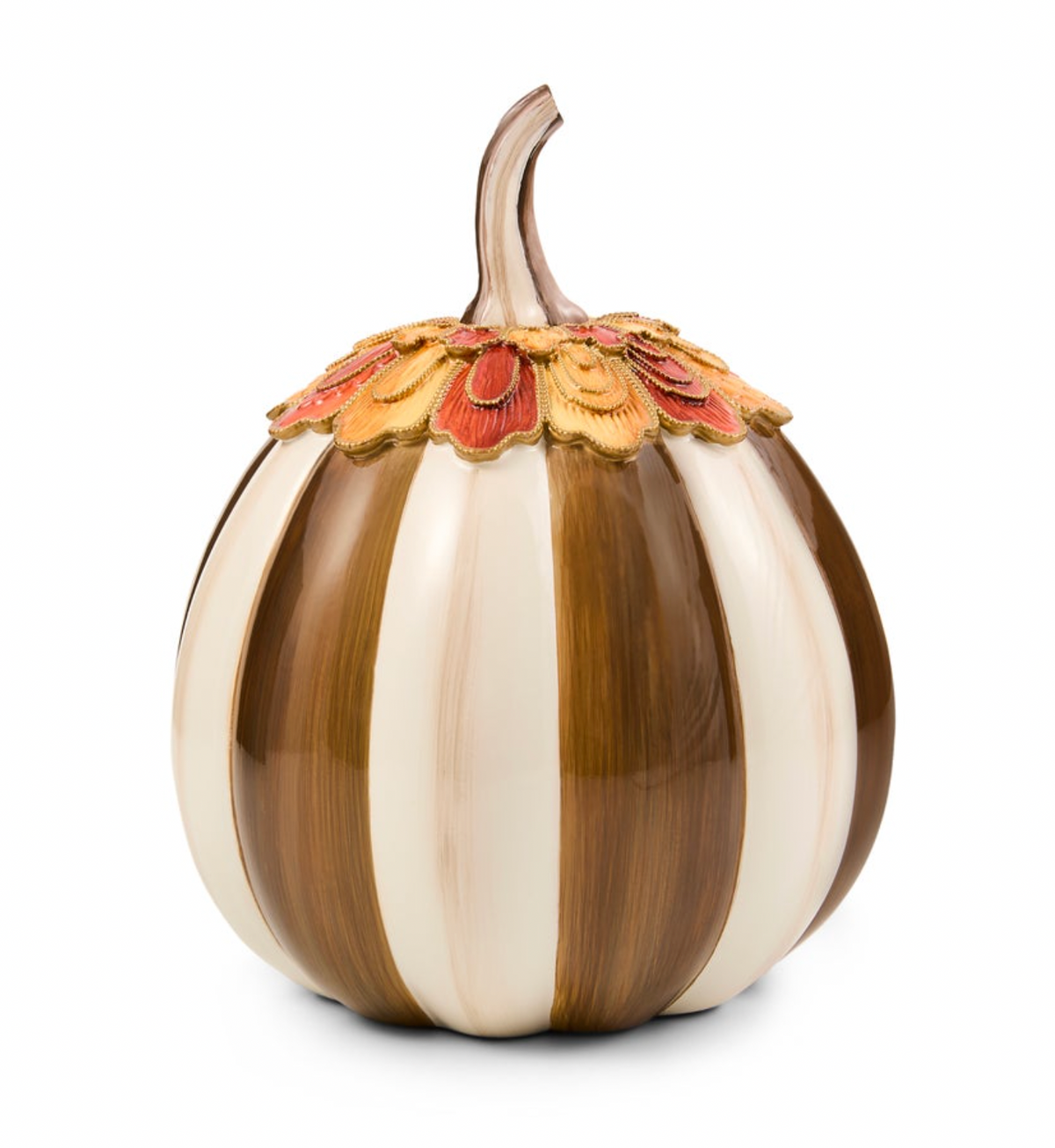 Harvest Glow Chocolate Stripe Pumpkin