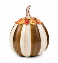 Harvest Glow Chocolate Stripe Pumpkin