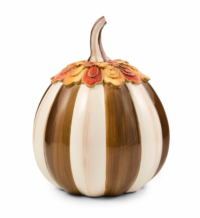 Harvest Glow Chocolate Stripe Pumpkin