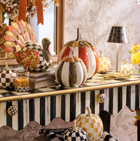 Harvest Glow Chocolate Stripe Pumpkin