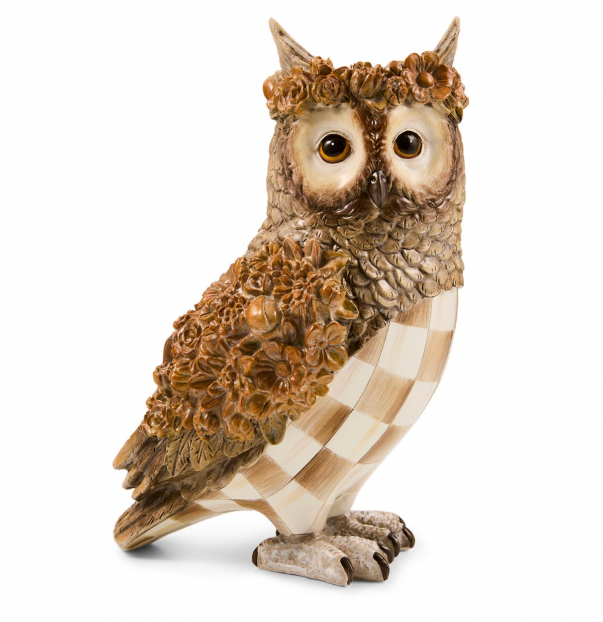 Mocha Check Owl