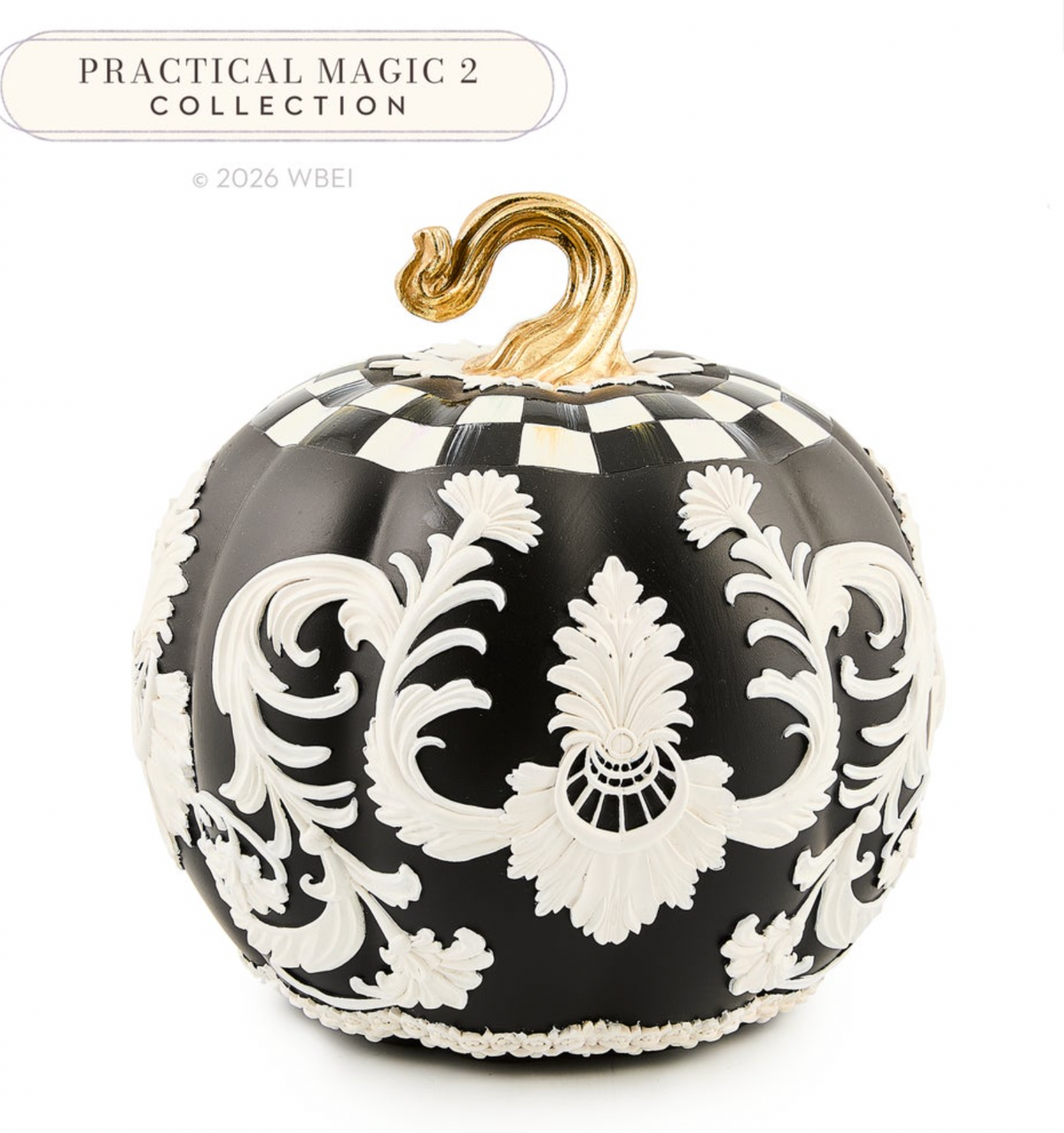 Courtly Check Black Cameo Pumpkin
