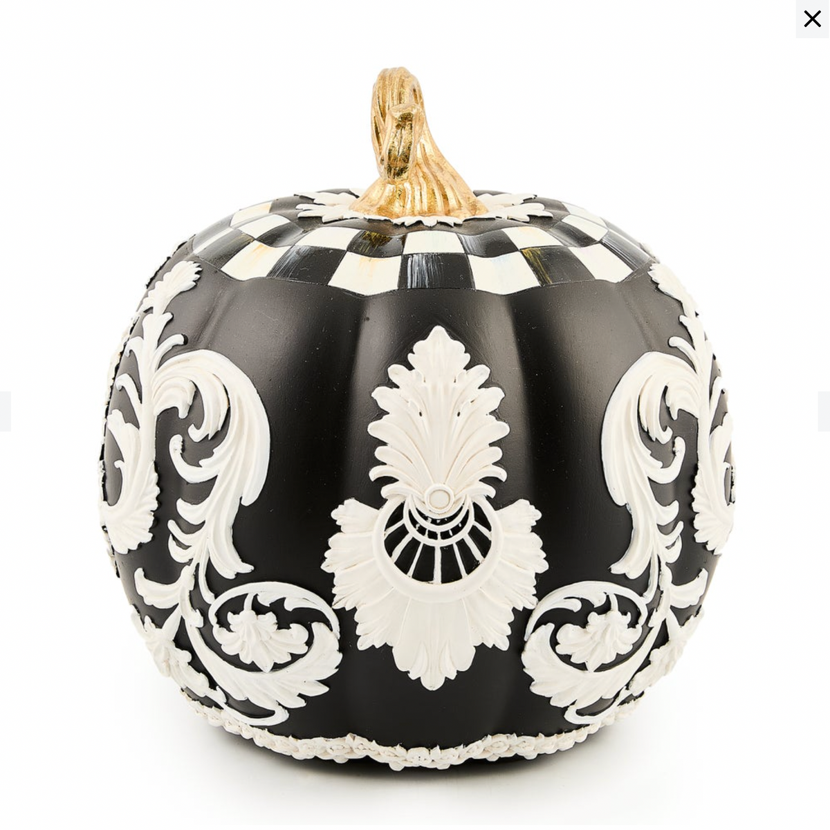 Courtly Check Black Cameo Pumpkin