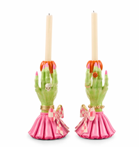 Glam 'o' ween Hand Candle Holders, Set of 2