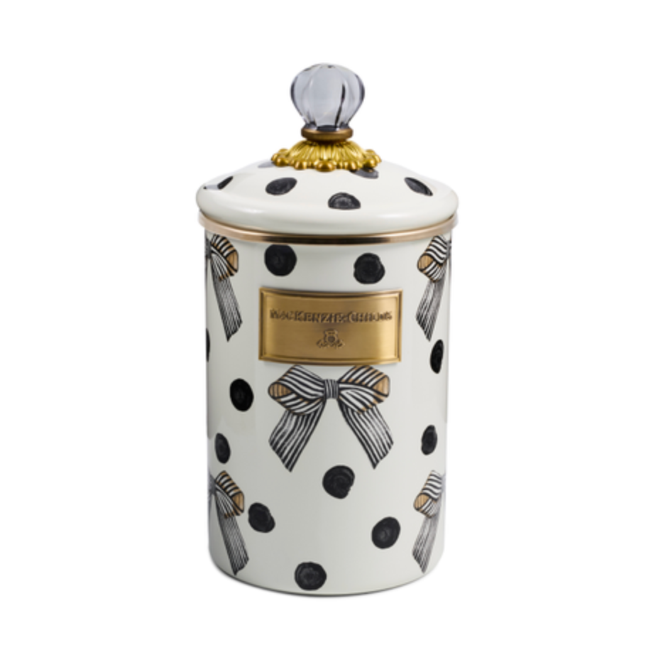 Pretty As A Bow Canister
