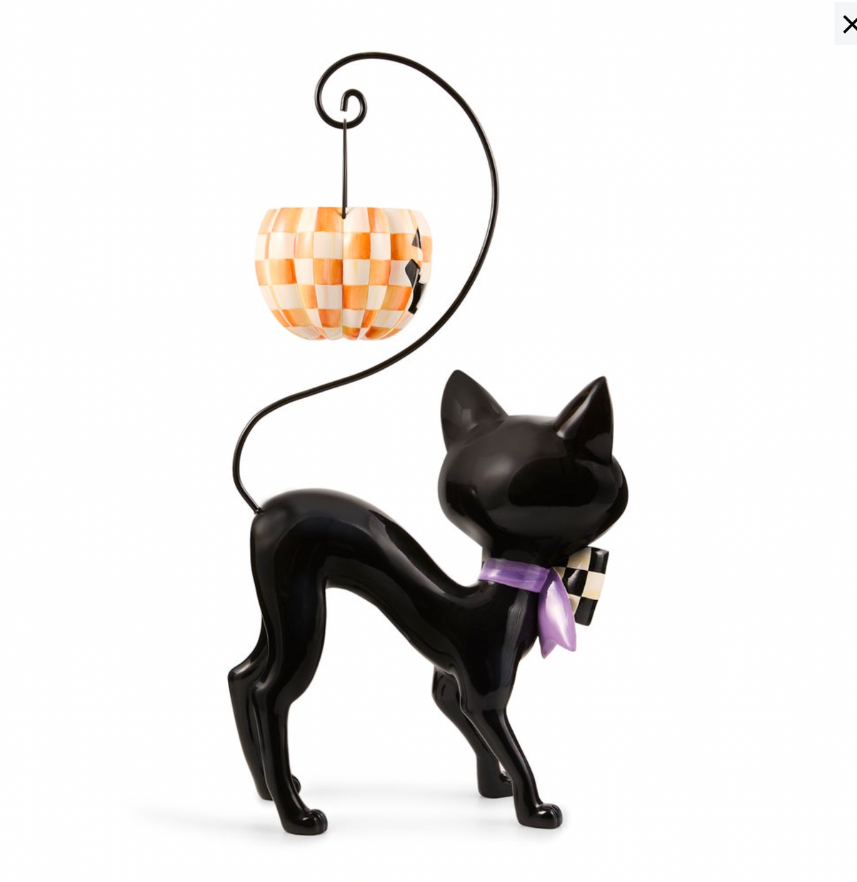 Courtly Cat with Pumpkin Bucket