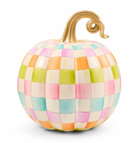 Multi Check Medium Pumpkin