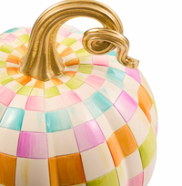 Multi Check Medium Pumpkin