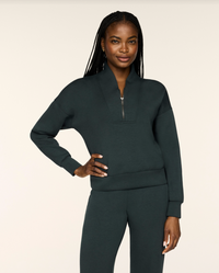 Shawl Collar Half Zip