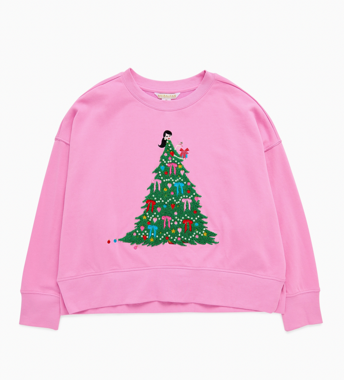 Christmas Tree Lady Relaxed Sweatshirt