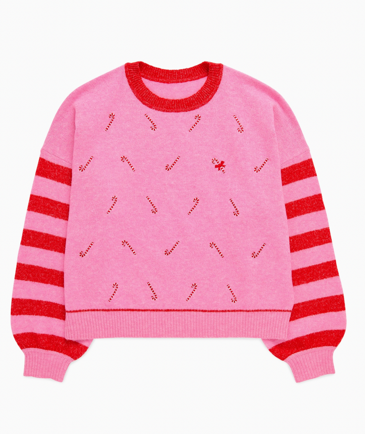 Candy Cane Relaxed Sweater