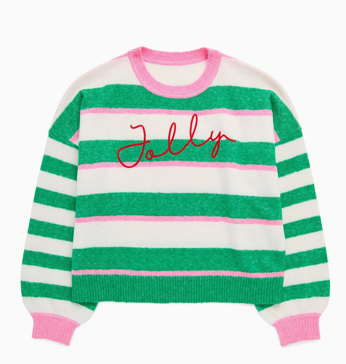 Jolly Stripe Relaxed Sweater