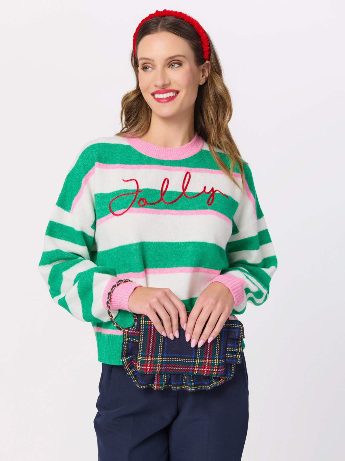 Jolly Stripe Relaxed Sweater