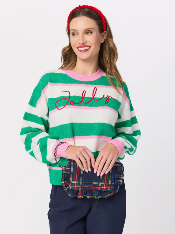 Jolly Stripe Relaxed Sweater
