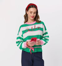 Jolly Stripe Relaxed Sweater
