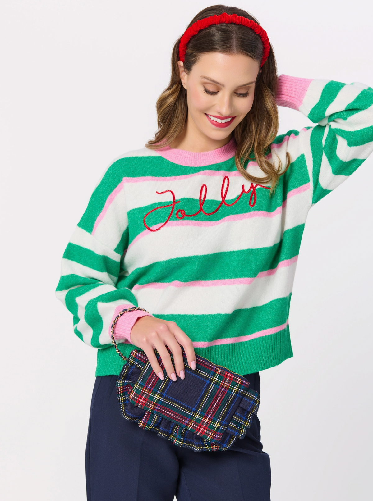 Jolly Stripe Relaxed Sweater