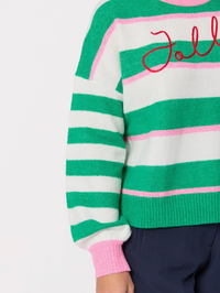 Jolly Stripe Relaxed Sweater